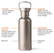 Nordic Drift Trail Ultra Light Titanium 600ml Water fles