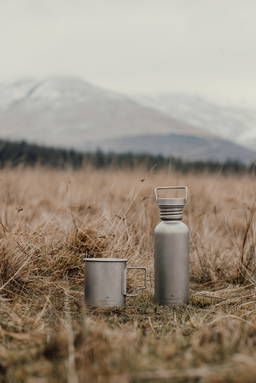 Nordic Drift Trail Ultra Light Titanium 600ml Water fles