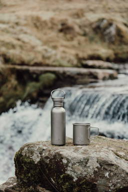 Nordic Drift Trail Ultra Light Titanium 600ml Water fles