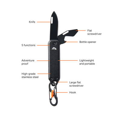 Nordic Drift Adventure sleutelhanger multitool