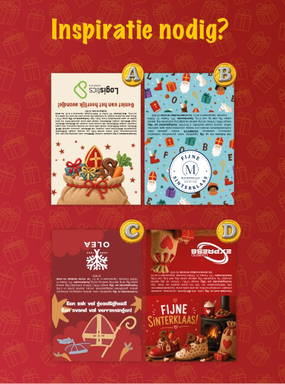 Sinterklaas chocoladepop 55 gram - Transparant/wit