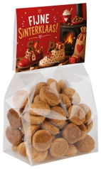Blokzakje met kopkaartje en 50 gram snoep