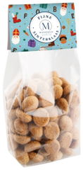 Blokzakje met kopkaartje en 100 gram snoep