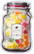 Brievenbus snoeppot 17 x 24,5 cm - Transparant