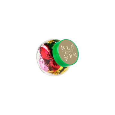 Glas Bonbonglas 50 ml - Transparent/grün