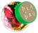 Glazen snoeppotje 50 ml - Transparant/groen