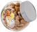 Glazen snoeppot 400 ml - Zilver