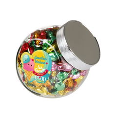 Glazen snoeppot 900 ml