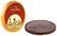 Euromunt van chocolade