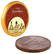 Euromunt van chocolade