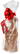 Sinterklaas chocolate figure | 300 grams - Transparent/white