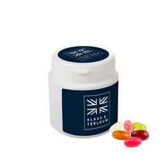 Kunststof potje met snoep 250 ml