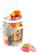 Transparant kunststof potje met snoep 90 ml - Transparant