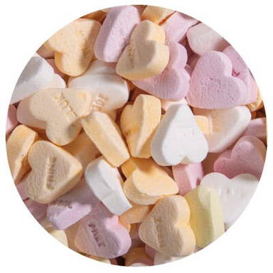 Transparent plastic jar with candy 90 ml - Transparent