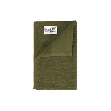 Serviette d'invité | 30 x 50 cm | 450 gr/m2 - Vert olive