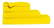 Handdoek | 50 x 100 cm | 450 gr/m2 - Yellow