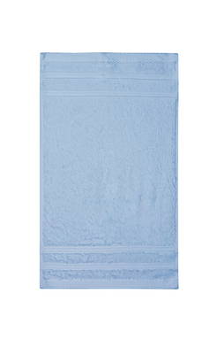 Serviette d'invité en bambou | 30 x 50 cm | 600 gr/m2 - Bleu azur