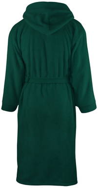 Hooded bathrobe | 340 g/m2 - Dark green