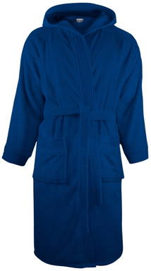 Hooded bathrobe | 340 g/m2 - Navy blue