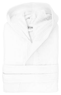 Velour Hooded Robe | 450 gsm - White