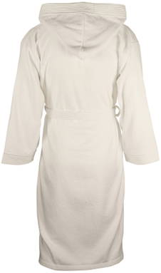 Velour Hooded Robe | 450 gsm - Ivory cream