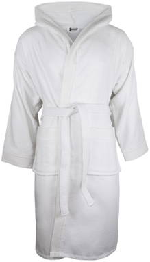 Velour Hooded Robe | 450 gsm - White