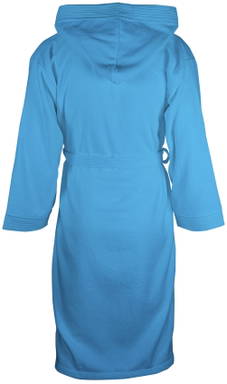 Velour Hooded Robe | 450 gsm - Aqua azure
