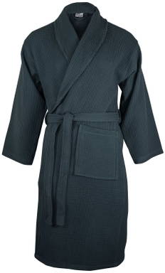 Peignoir gaufré | 450 g/m2 - Anthracite