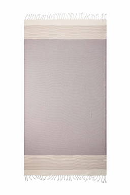 Serviette de hammam de luxe | 90 x 170 cm | 550 g/m2 - Brun