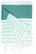 Hamam doek Marine | 100 x 180 cm | 150 g/m2 - Petrol/mint
