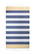 Hamam doek Marine | 100 x 180 cm | 150 g/m2 - Navy blue/gold