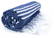 Basis hamam doek | 100 x 180 cm | 150 g/m2 - Navy blue/white
