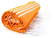 Basis hamam doek | 100 x 180 cm | 150 g/m2 - Orange/white