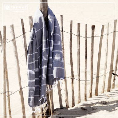 Basic hammam towel | 100 x 180 cm | 150 g/m2 - Gold yellow/white