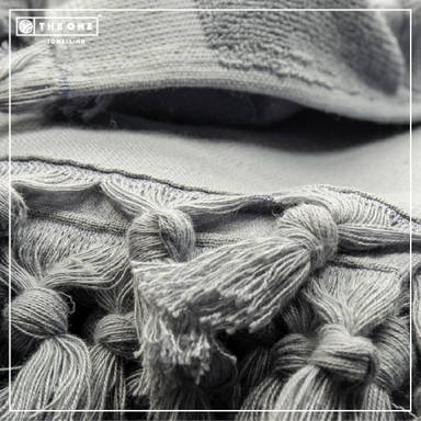 Drap de hammam Terry | 100 x 165 cm | 305 g/m2 - Gris foncé