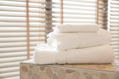 Serviette d'invité de luxe pour hôtel | 30 x 50 cm | 675 g/m2 - Blanc