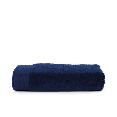 Drap de plage en coton bio | 100 x 180 cm | 550 gr/m2 - Bleu marine