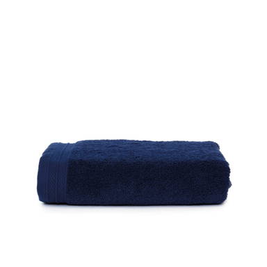 Serviette en coton biologique | 70 x 140 cm | 550 gr/m2 - Bleu marine