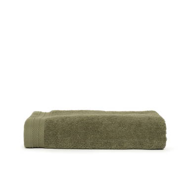 Serviette en coton biologique | 70 x 140 cm | 550 gr/m2 - Vert olive