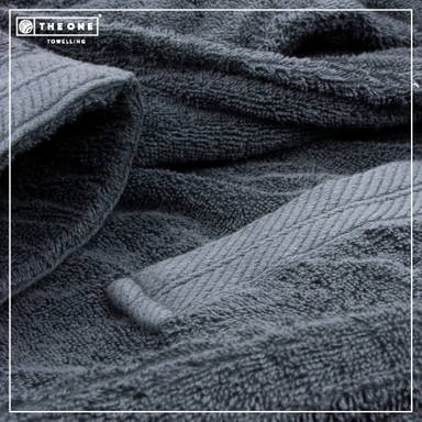 Peignoir en coton biologique | 420 g/m2 - Anthracite