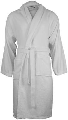 Peignoir en coton biologique | 420 g/m2 - Blanc