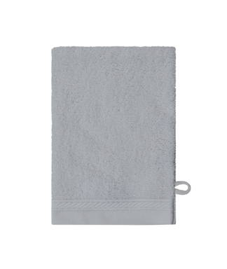 Gant de toilette en coton bio | 550 gr/m2 - Gris argenté
