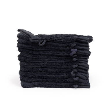 Gant de toilette en coton bio | 550 gr/m2 - Anthracite