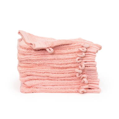 Gant de toilette en coton bio | 550 gr/m2 - Saumon
