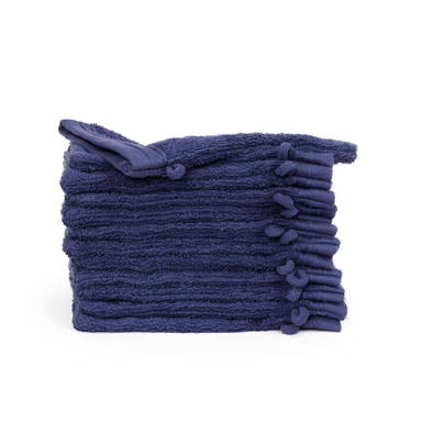 Gant de toilette en coton bio | 550 gr/m2 - Denim délavé