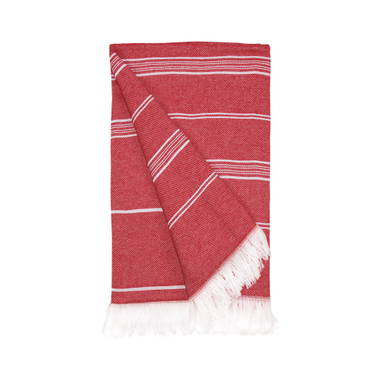 Recycled hamam doek | 100 x 180 cm | 300 g/m2 - Red