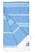 Recycled hamam doek | 100 x 180 cm | 300 g/m2 - Cobalt blue