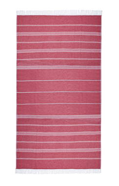 Recycled hamam doek | 100 x 180 cm | 300 g/m2 - Red