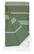 Recycled hamam doek | 100 x 180 cm | 300 g/m2 - Olive green