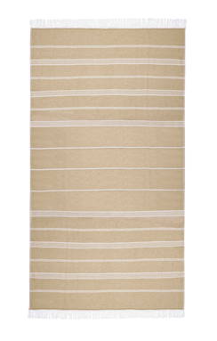 Recycled hamam doek | 100 x 180 cm | 300 g/m2 - Beige